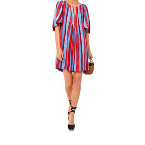 NWOT Painterly Stripe Finley Flutter Sleeve Dress Pomander Place Tuckernuck - M